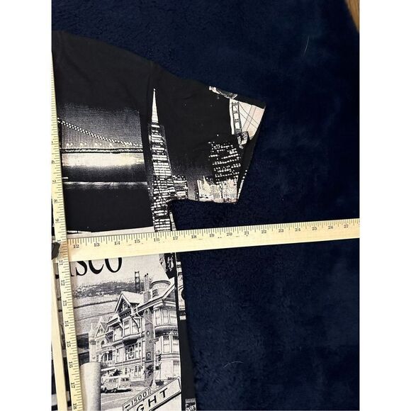 Vintage Y2K Robin Samuel Haight Ashbury San Francisco All Over Print T Shirt Sz - Picture 8 of 9